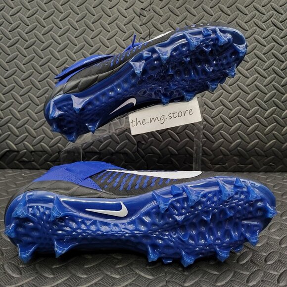 Nike Alpha Menace Pro 2 Mid Football Cleats Blue/Black BV3945-400 Men’s Size 13 - Picture 6 of 7